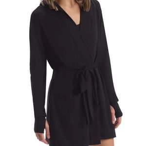 Commando Butter Modal Hooded Thumb Robe Cardigan